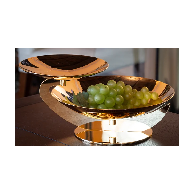 Gold Plated Centerpiece - 20-28 cm H: 13 cm Gold Plated Centerpiece - 20-28 cm H: 13 cm