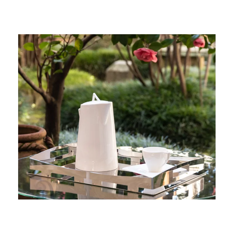 Polished Rectangular Tray - 39 x 28 cm H: 5 cm