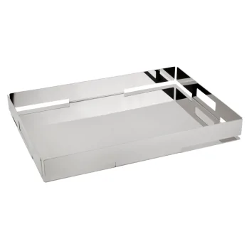 Polished Rectangular Tray - 39 x 28 cm H: 4.5 cm