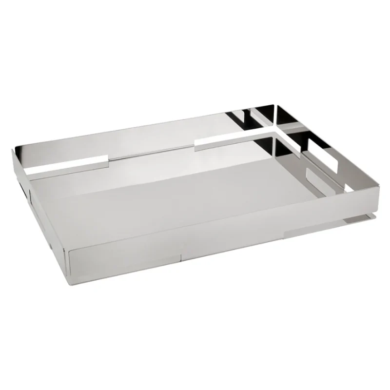 Polished Rectangular Tray - 39 x 28 cm H: 4.5 cm