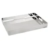 Polished Rectangular Tray - 39 x 28 cm H: 4.5 cm
