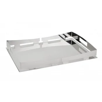 Polished Rectangular Tray - 35 x 25 cm H: 4.5 cm