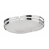 Polished Oval Tray - 37 x 27 cm H: 4.5 cm