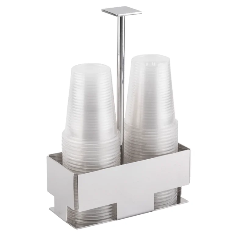 Polished Glass Holder - 16.5 x 7.5 cm H: 24 cm