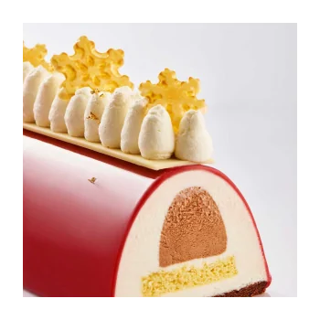 Martellato 20-D029 Polycarbonate Snowflake Decoration Chocolate Mol...