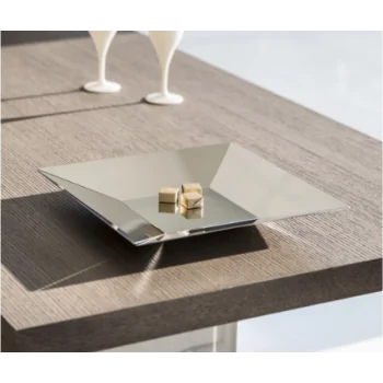 Polished Tray - 34 x 34 cm H: 3.5 cm