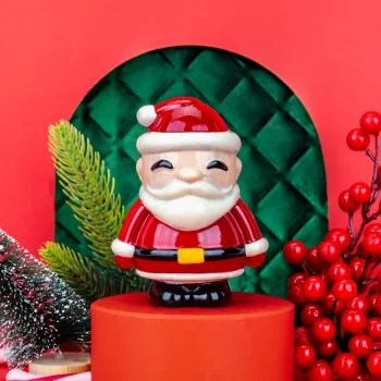 Professional Polycarbonate Klaus Christmas Chocolate Mold - 85 mm x 62 mm x h 110 mm - 90gr - 8 Cavity -Pack of 2