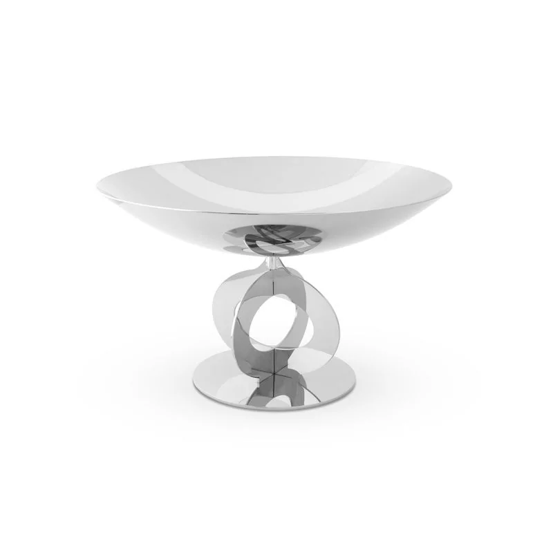 Polished Centerpiece - Dia: 36 cm H: 22 cm Polished Centerpiece - Dia: 36 cm H: 22 cm