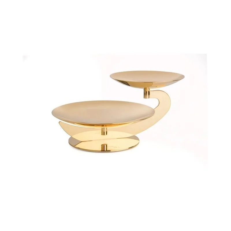 Gold Plated Centerpiece - 28-36 cm H: 15 cm Gold Plated Centerpiece - 28-36 cm H: 15 cm