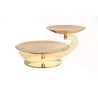 Gold Plated Centerpiece - 48-36 cm H: 22 cm