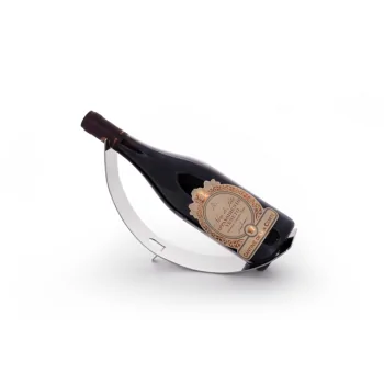 Polished Bottle Holder - 25 x 10 cm H: 17 cm