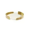 Gold Round Tray - Dia: 28 cm H: 5 cm