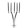 Polished 5 Flame Candleholder - 51.2 x 40.5 cm H: 50 cm