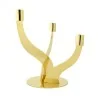 Gold 3 Flame Candleholder - 20 x 24 cm H: 27 cm