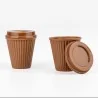Professional Polycarbonate Barista Coffee Cup Chocolate Praline Mold - ø 35 x h 35 mm - 8gr - 18 Cavities