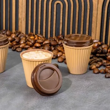 Professional Polycarbonate Barista Coffee Cup Chocolate Praline Mold - ø 35 x h 35 mm - 8gr - 18 Cavities