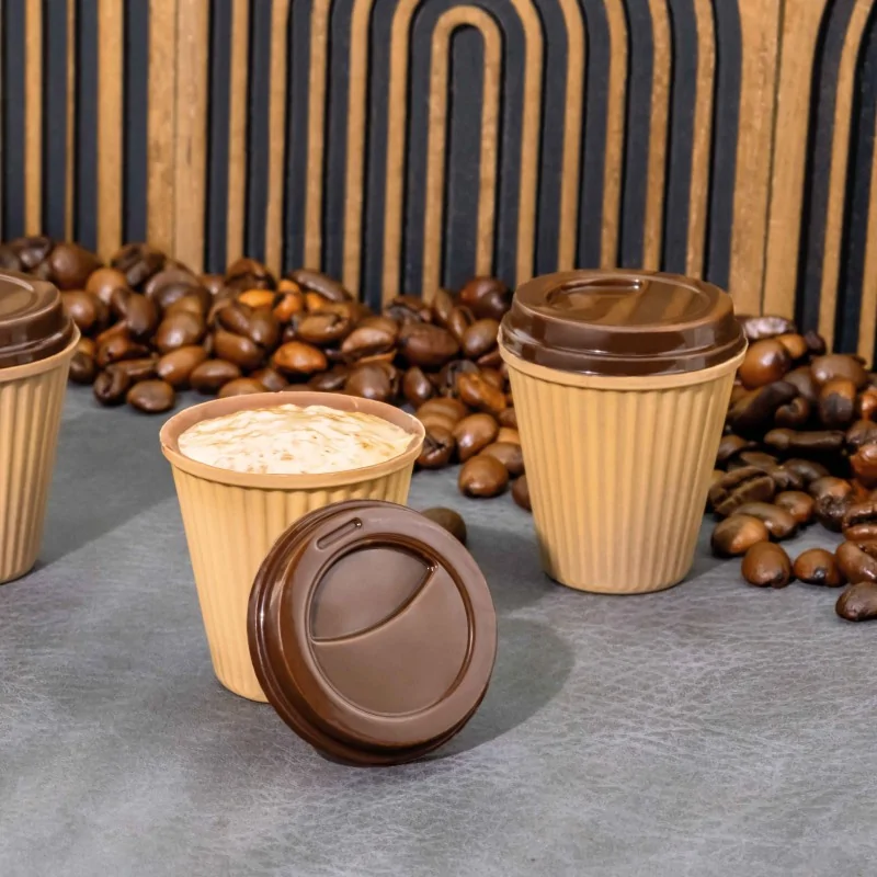 Professional Polycarbonate Barista Coffee Cup Chocolate Praline Mold - ø 35 x h 35 mm - 8gr - 18 Cavities