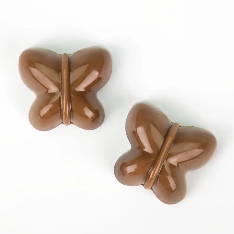 Professional Polycarbonate Mariposa Butterfly Chocolate Praline Mold - 30.5 mm x 34.5 mm h 14 mm - 9gr - 24 Cavities Professional Polycarbonate Mariposa Butterfly Chocolate Praline Mold - 30.5 mm x 34.5 mm h 14 mm - 9gr - 24 Cavities