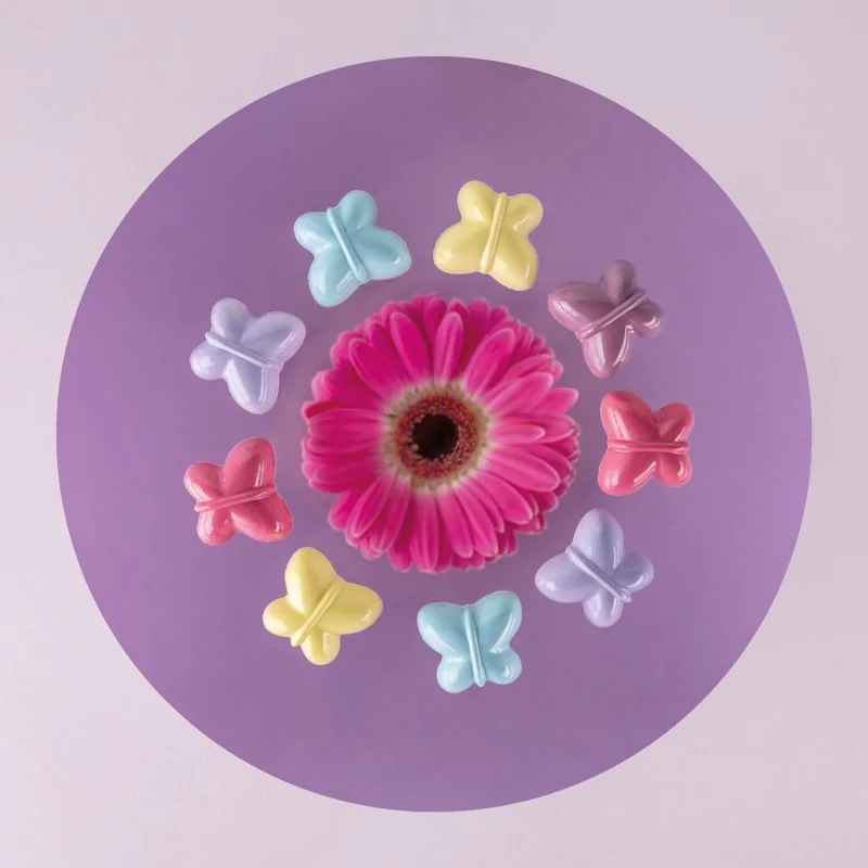 Professional Polycarbonate Mariposa Butterfly Chocolate Praline Mold - 30.5 mm x 34.5 mm h 14 mm - 9gr - 24 Cavities Professional Polycarbonate Mariposa Butterfly Chocolate Praline Mold - 30.5 mm x 34.5 mm h 14 mm - 9gr - 24 Cavities