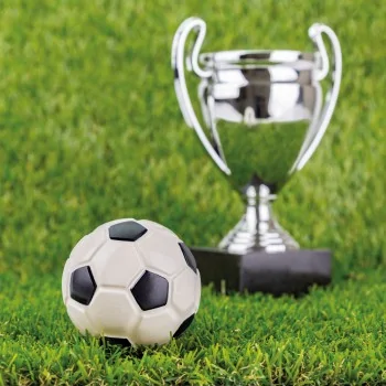 Professional Polycarbonate Goal Soccer Ball Chocolate Mold - ø 60 mm x h 30 mm - 65gr - 6 Cavities