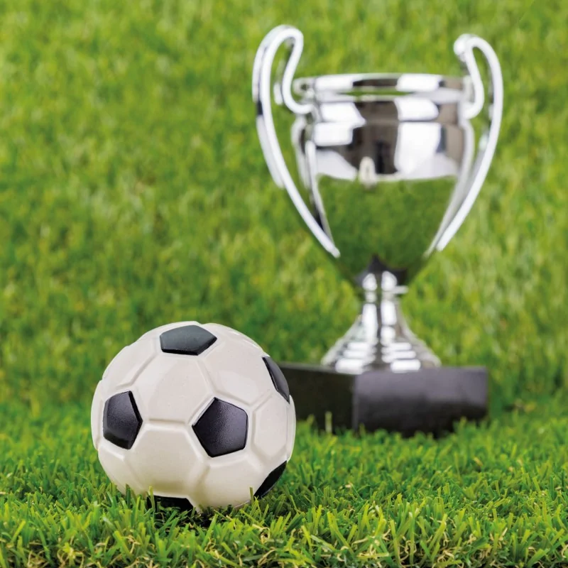 Professional Polycarbonate Goal Soccer Ball Chocolate Mold - ø 60 mm x h 30 mm - 65gr - 6 Cavities