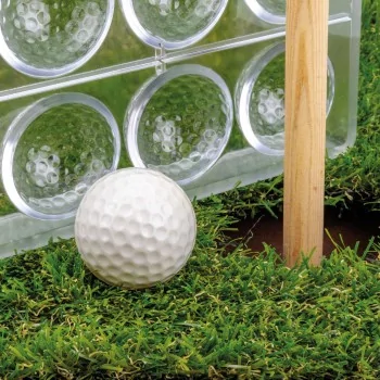 Professional Polycarbonate Golf Ball Chocolate Mold - ø 42 mm x h 21 mm - 22gr - 15 Cavities