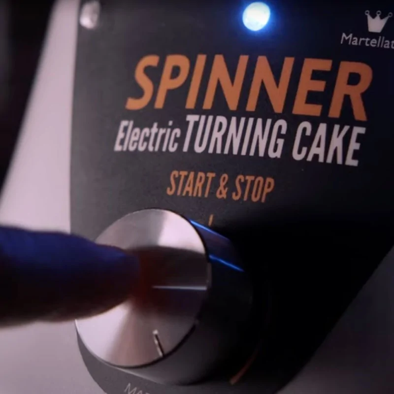 Martellato Electric Spinner Cake Turntable - 24 cm Plate Diameter