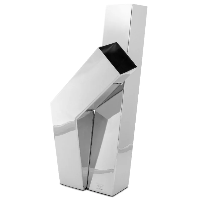 Polished Flower Vase - 13 x 13 cm H: 30 cm