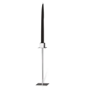 Polished 1 Flame Candleholder - 9 x 9 cm H: 53 cm