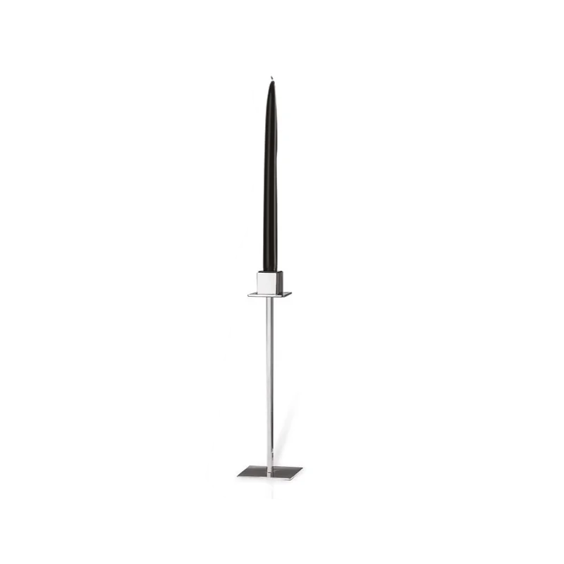 Polished 1 Flame Candleholder - 9 x 9 cm H: 53 cm Polished 1 Flame Candleholder - 9 x 9 cm H: 53 cm