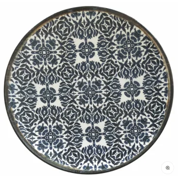 1972 Seville Navy Coupe Plate – 8.25 Inch - set of 12