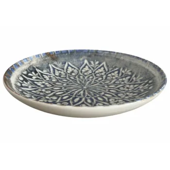 1972 Granada Blue Coupe Deep Plate – 8 Inch - 18oz - set of 12