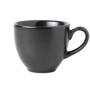 Mikasa 3.3In 3.2oz Esp Cup Java Matte Black Porcelain - Set of 48 pcs