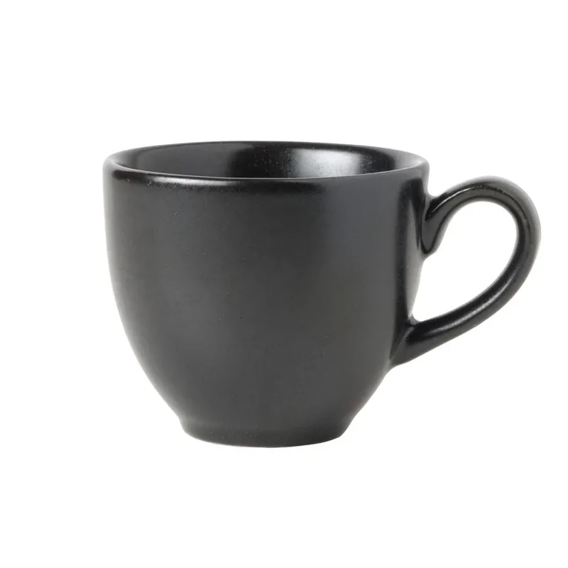 Mikasa 3.3In 3.2oz Esp Cup Java Matte Black Porcelain - Set of 48 pcs