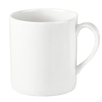 Mikasa Tendre White Bone China Mug 3.3in, 12oz - Set of 16 pcs