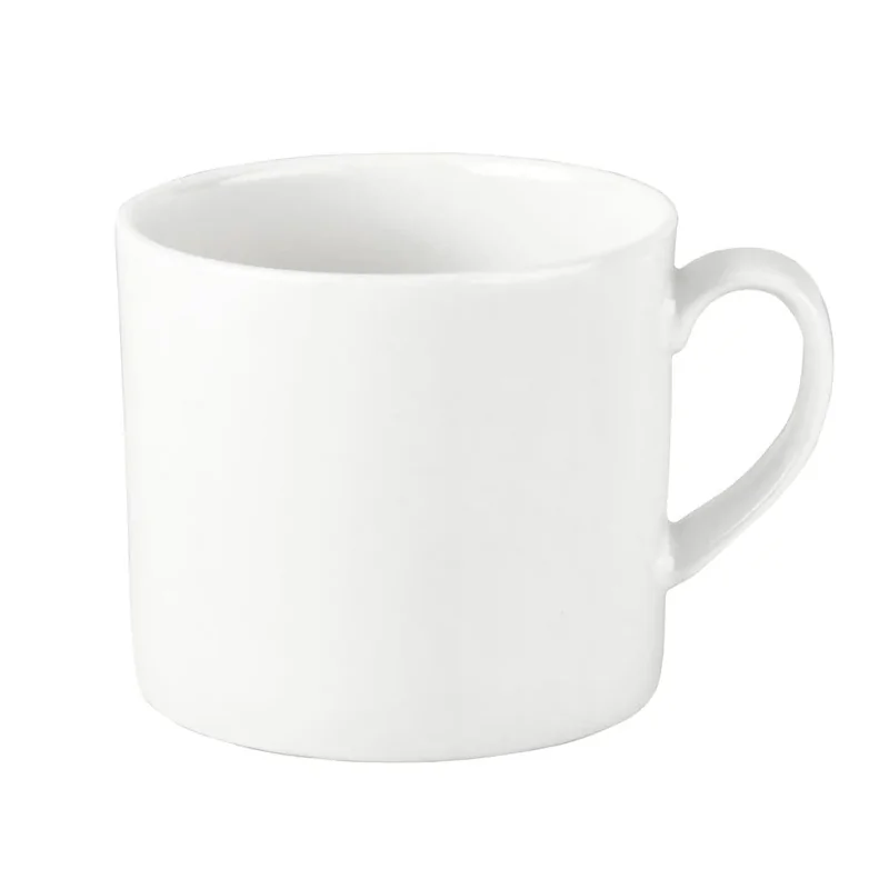 Mikasa Tendre White Bone China Cup 3.4in, 10.5oz - Set of 16 pcs