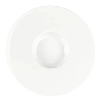 Mikasa Tendre White Bone China Wide Rim Deep Plate – 9in, 4.7oz - Set of 4