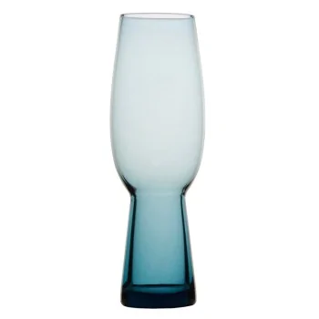 Mikasa Vegas Blue Stemless Flute Glass – 2.4 Inch, 10oz - Set of 6