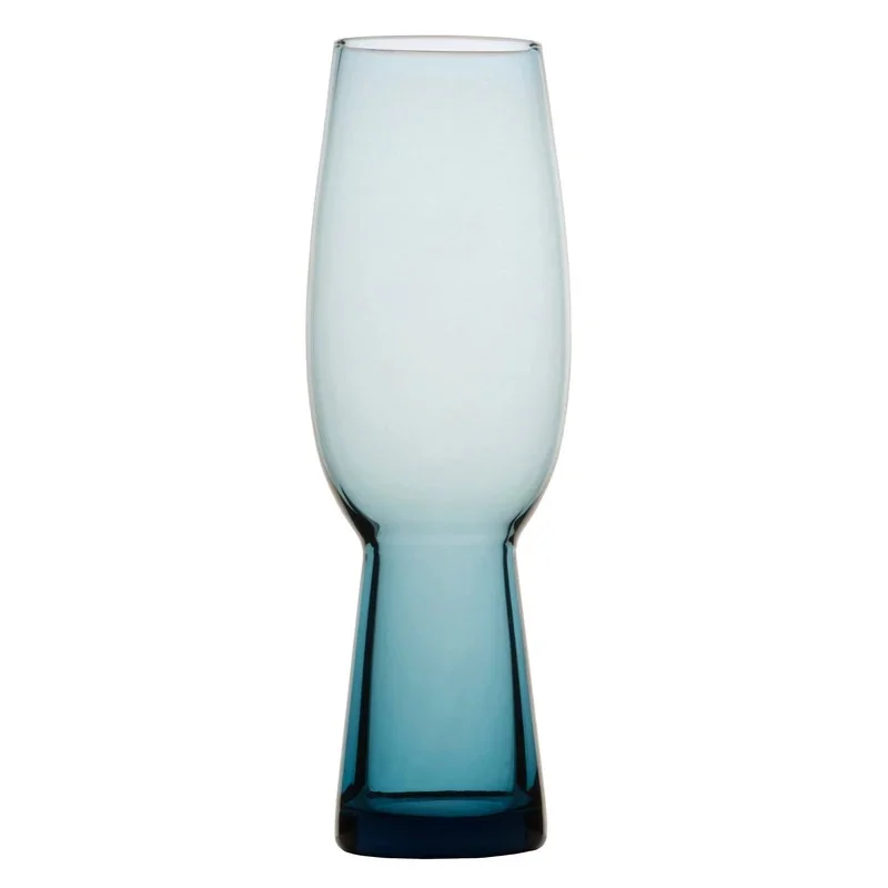 Mikasa Vegas Blue Stemless Flute Glass – 2.4 Inch, 10oz - Set of 6
