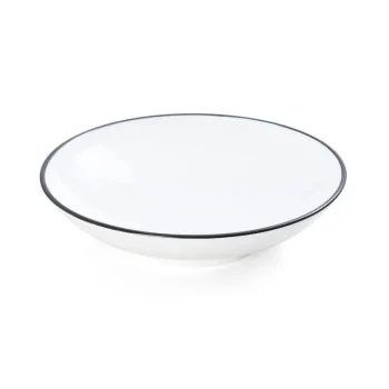 Mikasa Bistro Pinstripe Deep Platter – 10.5 Inch, 56oz - Set of 4