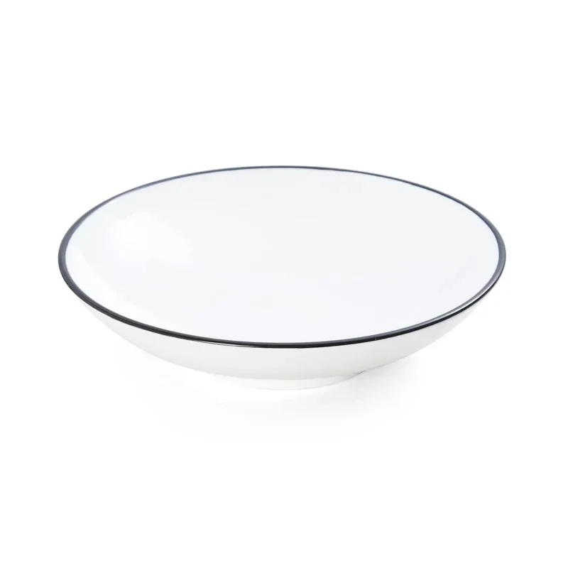 Mikasa Bistro Pinstripe Deep Platter 10.5'' 56oz - Set of 12 pcs