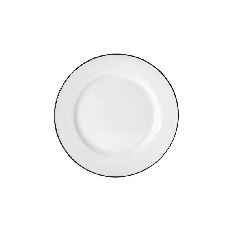 Mikasa Bistro Pinstripe Plate 8 Inch - Set of 36 pcs