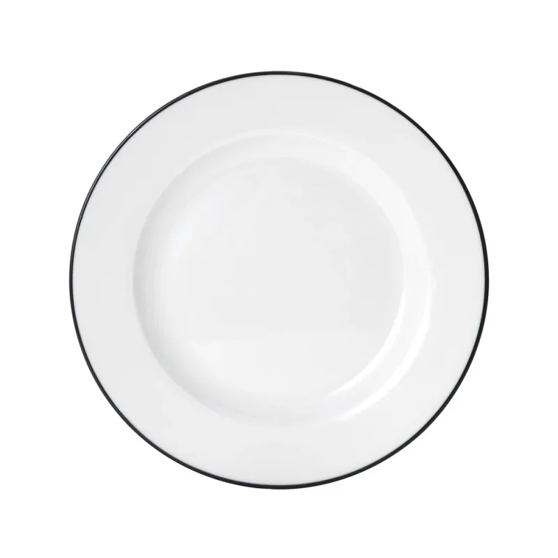 Mikasa Bistro Pinstripe Plate – 7 Inch - Set of 6 Mikasa Bistro Pinstripe Plate – 7 Inch - Set of 6