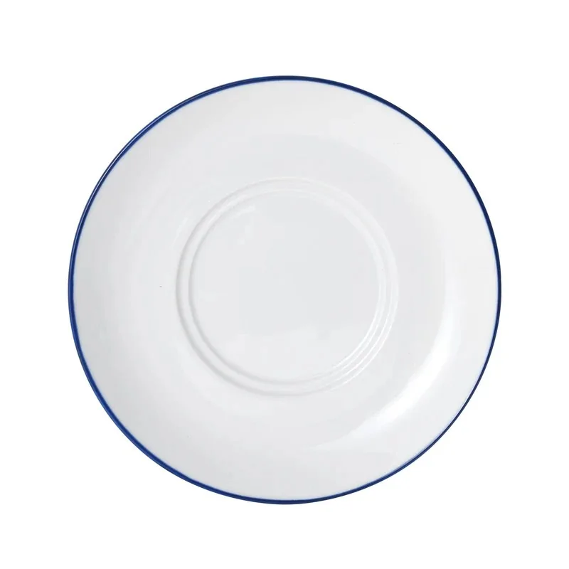 Mikasa Bistro Pinstripe Blue Saucer 6.29 Inch - Set of 36 pcs