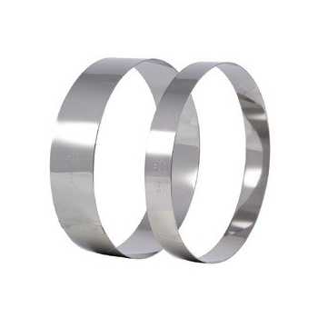 Matfer Bourgeat 371809 Ice Cream Or Cake Ring Ø 11" - 2 3/8'' High (60mm) Ice Cream Rings - 2 3/8'' -3'' High (60mm-75mm)