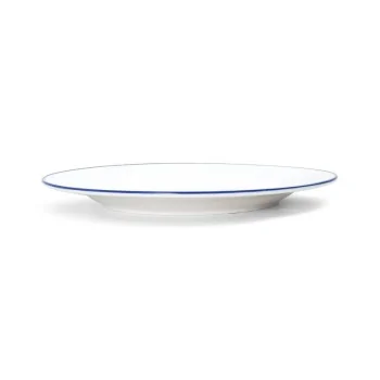 Mikasa Bistro Pinstripe Blue Plate – 11 Inch - Set of 4