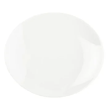 Mikasa 11.7 x 10.3 Oval Platee Specials White Porcelain - Set of 12