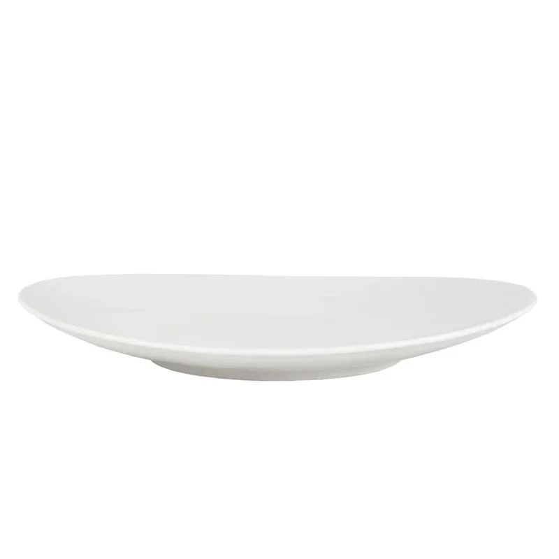 Mikasa 11.7 x 10.3 Oval Platee Specials White Porcelain - Set of 12 Mikasa 11.7 x 10.3 Oval Platee Specials White Porcelain - Set of 12