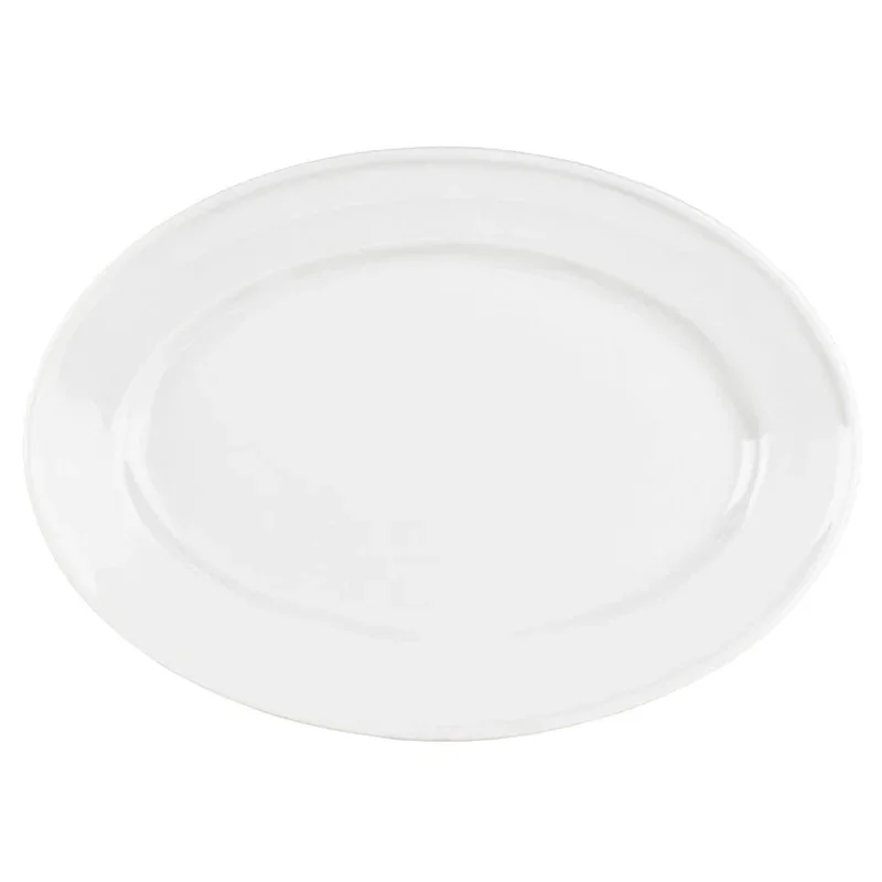 Mikasa 14.6 x 10.2 Stkhse Platter Specials White Porcelain - Set of 12