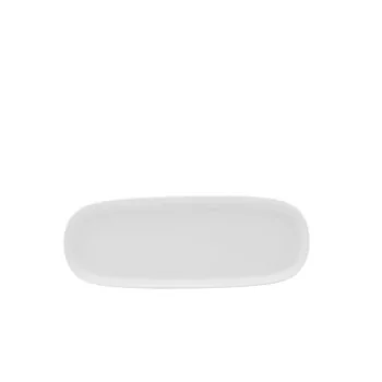 Mikasa 14 x 5In Rectangle Platter Isla White Porcelain - Set of 4 pcs